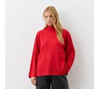 Finery London Melanie Wool Mix Stretch Knit Jumper NUTMEG SIZE 12