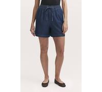 Finery London Mid-Rise Relaxed Drawstring Short In Dark Indigo Dark Indigo 10