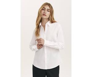 Finery London Molly Cotton Shirt In Cool White Cool White