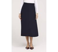 Finery London Ramona Twill Midi Skirt In Dark Navy Dark Navy 14