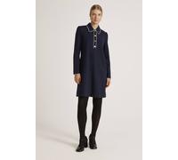 Finery London Ronnie Ponte Jersey Collared Short Dress In Dark Navy Dark Navy 18