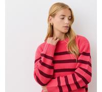 Finery London Serena Knitted Jumper NAVY IVORY SIZE 18