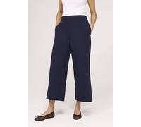 Finery London Simone Wide Leg Cropped Trouser In Mid Navy Mid Navy 8