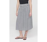 Finery London Valerie Cotton Gingham Midi Skirt In Black Black