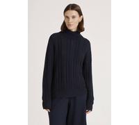 Finery London Vivana Turtle Neck Knitted Sweater In Dark Navy Dark Navy