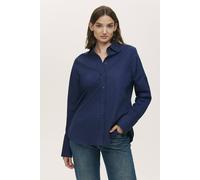 Finery London Women's Dillon Cotton Rich Shirt in Dark Navy | Size: 22 Finery London Dark Navy 22