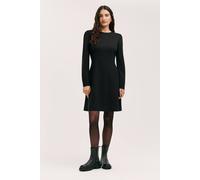 Finery London Women's Eva Ponte Jersey Dress in Black | Size: 14 Finery London Black 14