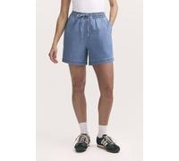 Finery London Women's Mid-Rise Relaxed Drawstring Short in Mid Blue | Size: 16 Finery London Mid Blue 16