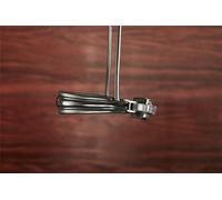 Finesse Cassidy Crank Cavesson Noseband Only Rolled - Full · Blk/Pat Silver