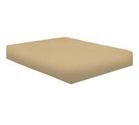 Finest 100% Egyptian Cotton 10"/25CM Fitted Sheets Home Collections (Beige, King)