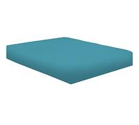 Finest 100% Egyptian Cotton 16" 40CM Extra Deep Fitted Sheets 15 Colours Single Double King Super King (Teal, King)