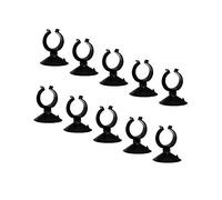 Finest Aquatics Fish Tank Sucker Suction Cup Holder Bracket Aquarium Filter Hose Pipe 10 Pack - Various Sizes (28mm clip with 45mm cup (10 Pack))