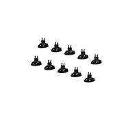 Finest Aquatics Fish Tank Sucker Suction Cup Holder Bracket Aquarium Filter Hose Pipe 10 Pack - Various Sizes (6mm clip with 30mm cup (10 Pack))