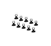Finest Aquatics Fish Tank Sucker Suction Cup Holder Bracket Aquarium Filter Hose Pipe 10 Pack - Various Sizes (12mm clip with 30mm cup (10 Pack))
