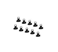 Finest Aquatics Fish Tank Sucker Suction Cup Holder Bracket Aquarium Filter Hose Pipe 10 Pack - Various Sizes (10mm clip with 30mm cup (10 Pack))