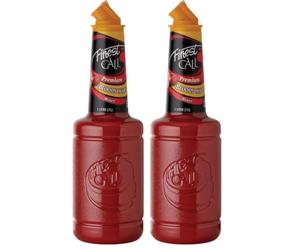 Finest Call Bloody Mary Mix, Premium Pre-Made Cocktail Mix, Just Add Vodka, 1 Litre (Pack of 2)