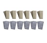 Finest-Filters 12 x Compatible Foam and 12 x Compatible Polycarbon Carbon Filter Cartridges to fit Fluval U2 Internal Filter
