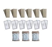 Finest-Filters 12 x Compatible Foam and 12 x Compatible PolyMax ClearMax Phosphate Nitrate Remover Filter Cartridges and 3 x 170g Compatible Biomax to fit Fluval U2 Internal Filter