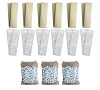 Finest-Filters 12 X Compatible Foam And 12 X Polymax Filter Cartridges And 3 X 170G Biomax For Fluval U4