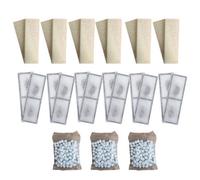 Finest-Filters 12 X Compatible Foam And 12 X Polymax Filter Cartridges And 3 X 170G Biomax For Fluval U3