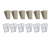 Finest-Filters 12 X Fluval U2 Compatible Plain Foam And 12 X Compatible Polymax Filter Cartridges