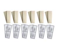 Finest-Filters 12 X Fluval U3 Compatible Plain Foam And 12 X Compatible Polymax Filter Cartridges