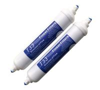Finest-Filters 2 X Inline T33 Carbon Drinking Water / Fridge Filter Cartridges