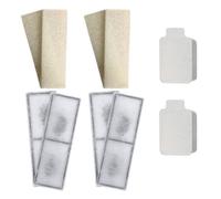 Finest-Filters 4 X Compatible Fluval U3 Foams + 4 X Polymax Filters + 2 X Clean & Clear Cartridges