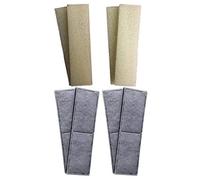 Finest-Filters 4 x Compatible Foam and 4 x Compatible Polycarbon Carbon Filter Cartridges to fit Fluval U4 Internal Filter
