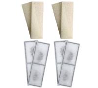 Finest-Filters 4 x Compatible Foam and 4 x Compatible PolyMax ClearMax Filter Cartridges Compatible With Fluval U3 Internal Filter