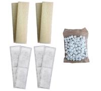 Finest-Filters 4 X Compatible Foam And 4 X Polymax Filter Cartridges And 170G Biomax For Fluval U4