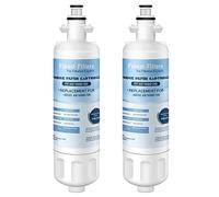 Finest-Filters 4874960100 Fridge Water Filter Cartridge Compatible with Beko/Smeg 4874960100, 4394650100, 9256712, SBS4K; Lamona LAM6100, HJA6110; Blomberg IWD1004ET; Grundig 487960000 (2 Pack)
