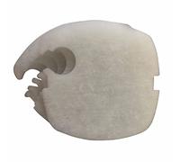 Finest-Filters 5 x Compatible SunSun HW-304 / 404B External Filter Media White Poly Filter Wool Pads for Aquarium Fish Tank Filtration