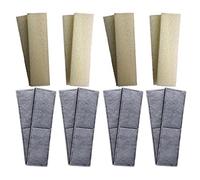 Finest-Filters 8 x Compatible Foam and 8 x Compatible Polycarbon Carbon Filter Cartridges to fit Fluval U4 Internal Filter