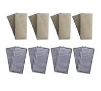 Finest-Filters 8 x Compatible Foam and 8 x Compatible Polycarbon Carbon Filter Cartridges to fit Fluval U2 Internal Filter
