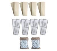 Finest-Filters 8 x Compatible Foam and 8 x Compatible PolyMax ClearMax Phosphate Nitrate Filter Cartridges and 2 x 170g Compatible Biomax to fit Fluval U3 Internal Filter