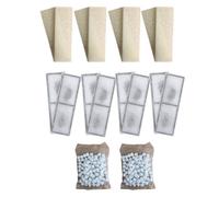 Finest-Filters 8 X Compatible Foam And 8 X Polymax Filter Cartridges And 2 X 170G Biomax For Fluval U3