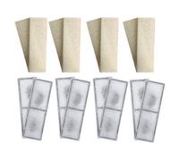 Finest-Filters 8 X Fluval U3 Compatible Plain Foam And 8 X Compatible Polymax Filter Cartridges