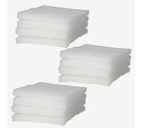 Finest-Filters Compatible Ciano White Poly Water Pads Multi-Pack (12) Replacement Compatible with Ciano CFBIO XL Internal Aquarium Water Pads - Mechanical Filtration Aquarium Filter Media, Extra Large