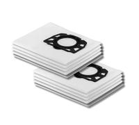 Finest-Filters Compatible Fleece Filter Bags for Kärcher KFI357 Vacuum Cleaner, High-Filtration Dust Bags for WD2 Plus, WD3, KWD1-KWD3, SE4001, SE4002 (Pack of 10)