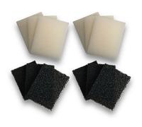 Finest-Filters Compatible Interpet Pf2 Foam Set (6 X Foam, 6 X Carbon)