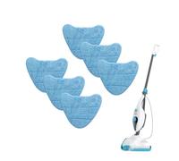 Finest-Filters Compatible Steam Mop Pads for Vax (6 Pack) - Microfibre Triangle Replacement Cleaning Pads Compatible with S2, S3, S5, S6, S7, S84, S85, S86 Series