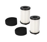 Finest-Filters Compatible Vacuum Cleaner Filters for MooSoo D600 / D601 & Akitas AK585K V8 (2 Pack) - Premium Replacement HEPA Filters with Mesh Sponges