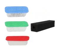 Finest-Filters Compatible with Ciano Water Clear & Protect/Stop Alage/Bio Bact CFBIO150 and CFBIO250 Aquarium Filter Media - Large Cartridge and Foam Filter Full Set (4 Pack)