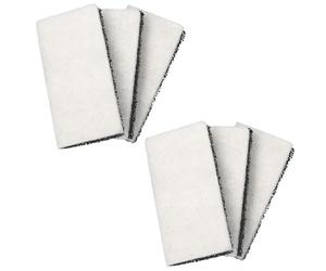 Finest-Filters Compatible with Interpet PF3 Monthly Service Kits Filter Media PF3 Compatible Filter Floss Carbon Foams (6 Pack)