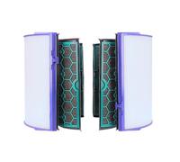 Finest-Filters Complete Replacement Filter Set Compatible with Dyson TP04, HP04, DP04, TP06, HP06, TP07, HP07 Purifiers - 2x HEPA & 2x Activated Carbon Filters (Replaces Part # 968707-04/968708-04)