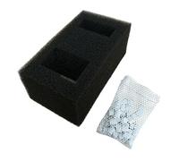 Finest-Filters Filter Foam Sponge Compatible with Fluval Flex 15G (57 Litre) Aquariums + 65g Biomax