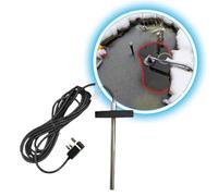 Finest-Filters Floating Pond Heater for Koi Fish Pond Anti Ice/De-Icer & Ice Guard | Winter Pond Accessories | 150/300 / 600w (150w) Prevents Surface Freeze for Gas Exchange