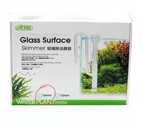Finest-Filters Glass Surface Skimmer for Aquariums - Choose from 12mm or 16mm - Surface Film Remover for Aquariums, Made of Glass. - Adjustable Flow and Self-Floating (16mm)