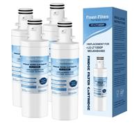 Finest Filters LT1000P Refrigerator Water Filter and Air Filter, Compatible with LG LT1000P, LT1000PC, MDJ64844601, Kenmore 46-9980, 9980, ADQ74793502, ADQ74793501 and LT120F (4 Pack)
